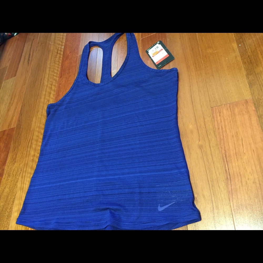 BNWT Nike blue tank, racer back